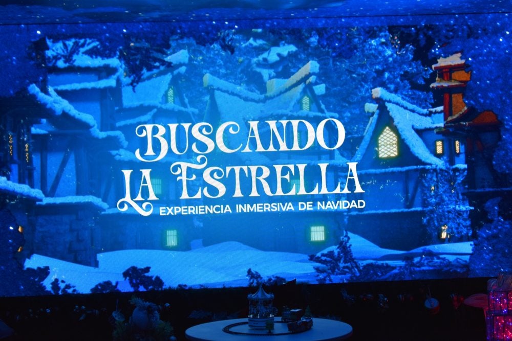 'Buscando la Estrella' es un recorrido lleno de visuales que se proyectan por diferentes salas.