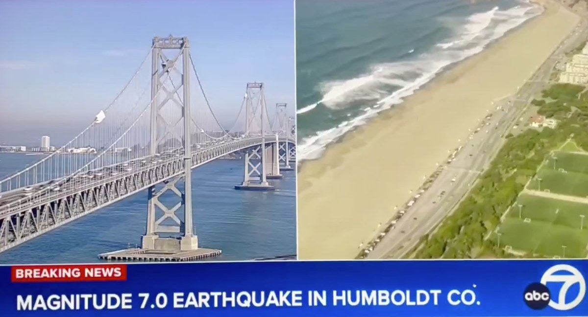 Se espera la llegada de un tsunami en las costas de San Francisco.