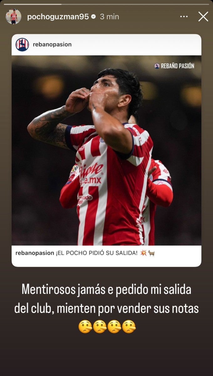 Así fue la publicación del Pocho