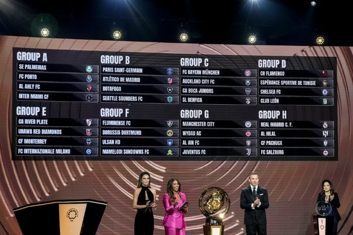 Grupos del Mundial de Clubes 2025