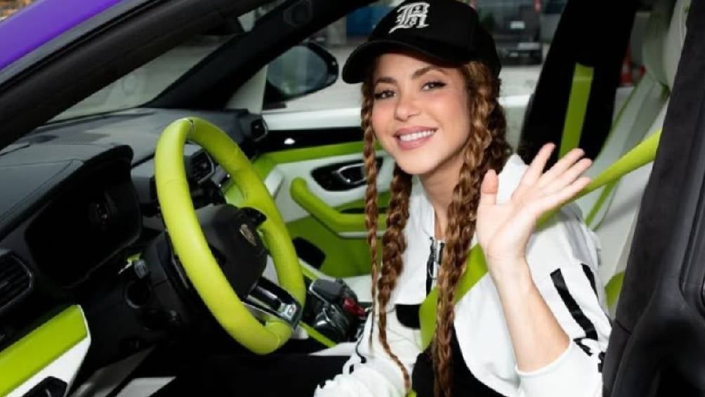 ¡Shakira revela quién fue el ganador de su Lamborghini!