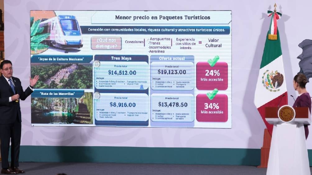 Durante la temporada vacacional, el Tren Maya ofrece un 50% de descuento para pasajeros nacionales. 