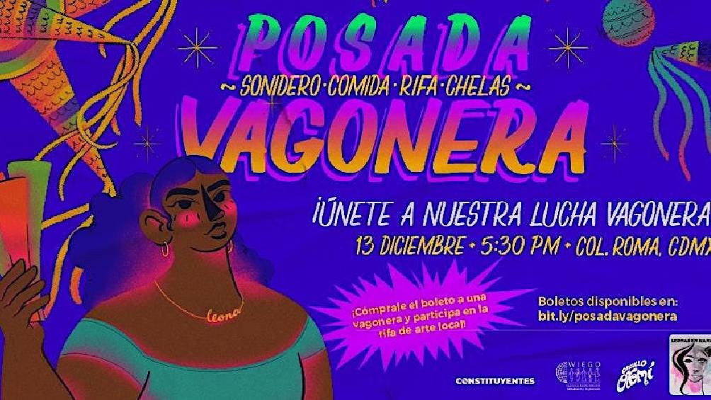 La posada vagonera se llevará a cabo el 13 de diciembre a las 17:30 horas. 