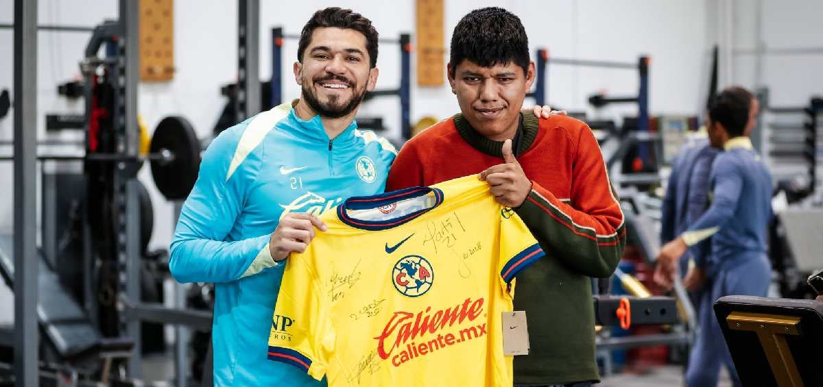 El gesto del América 