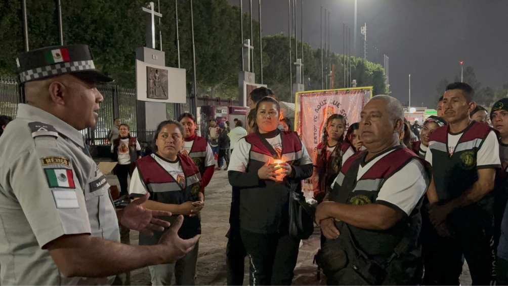 Autoridades, como la Guardia Nacional, buscan garantizar la seguridad de los visitantes. 