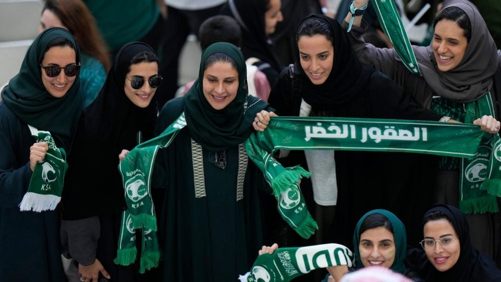 Fans de Arabia Saudita