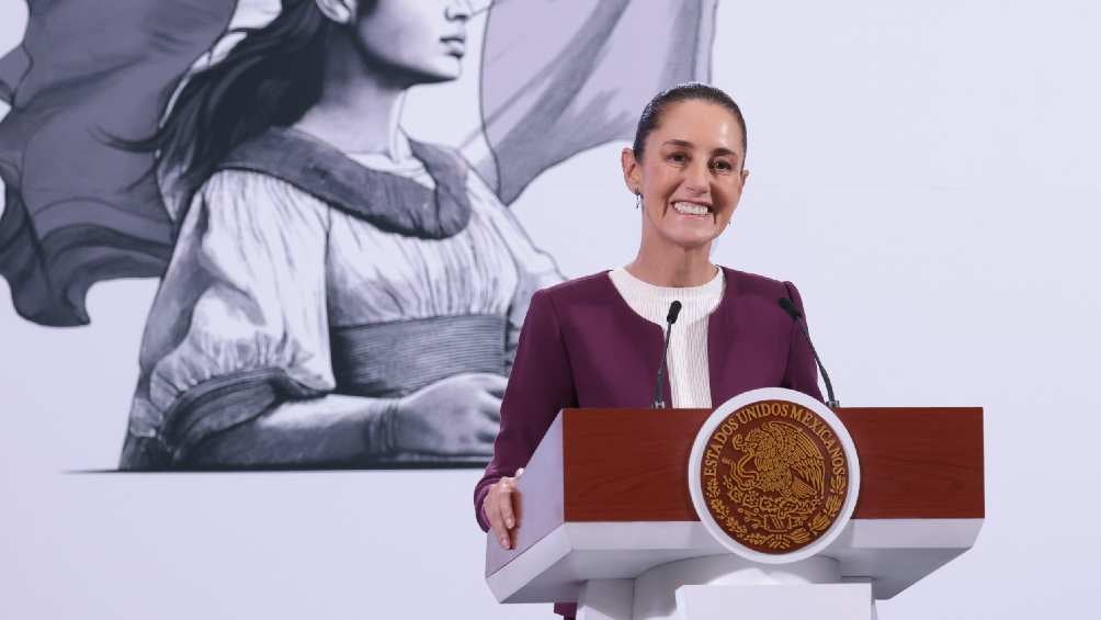 La Presidenta Claudia Sheinbaum no descartó apoyar a los paisanos. 