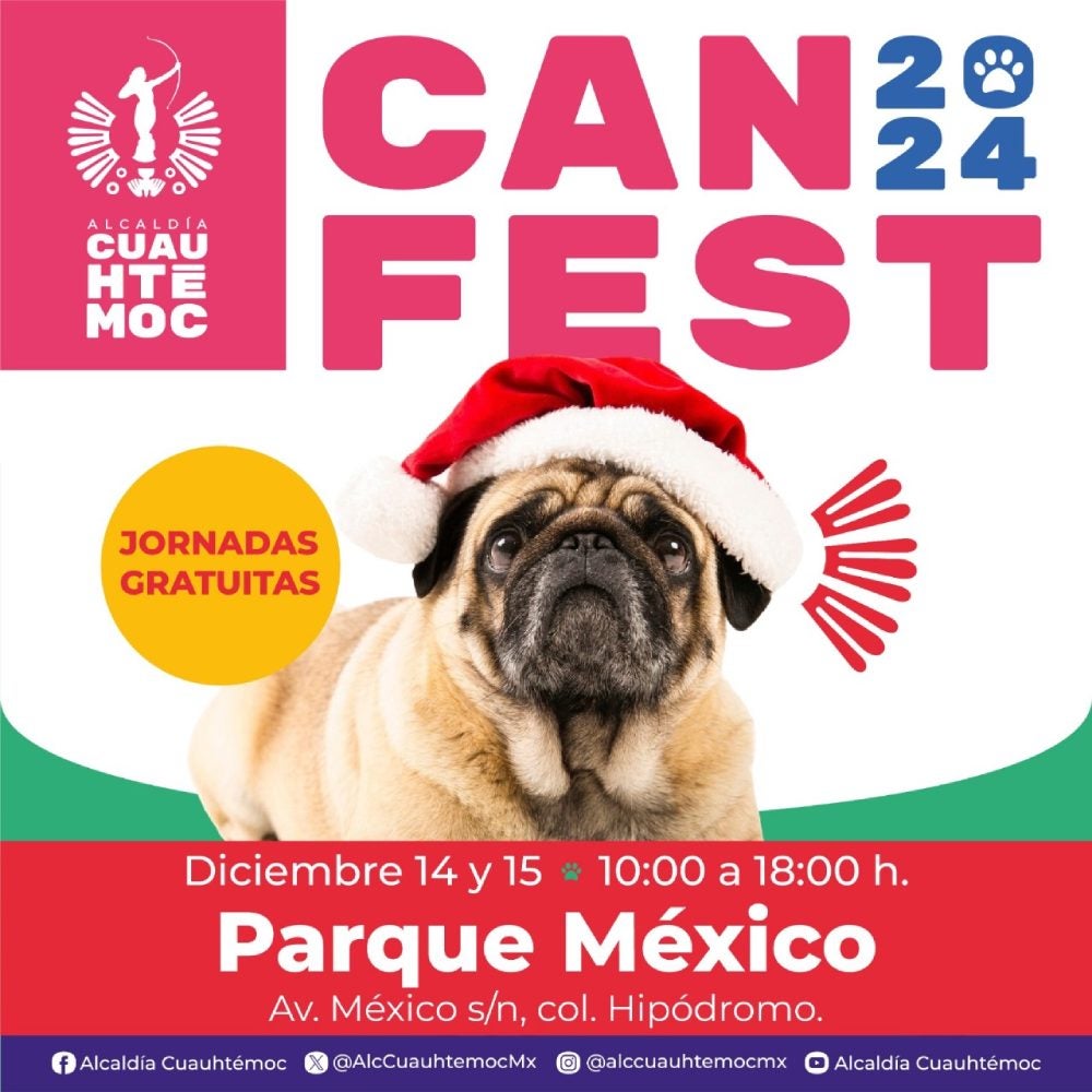 El Can Fest 2024 será el 14 y 15 de diciembre en el Parque México.