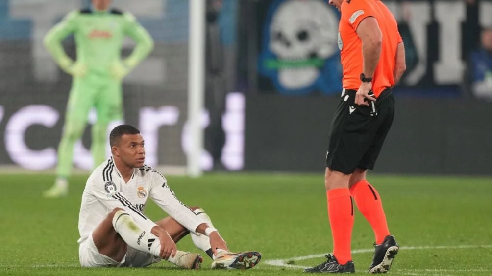 Mbappé se lesionó en Champions League