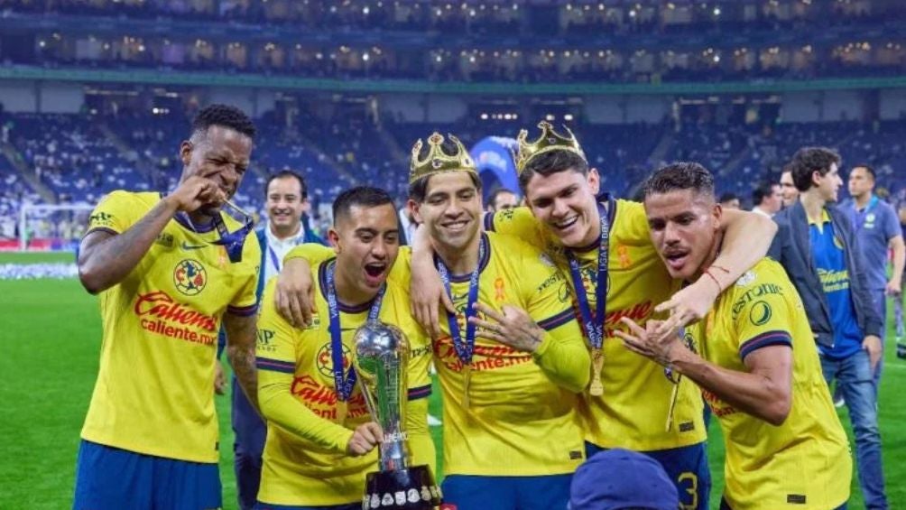 América celebra el campeonato