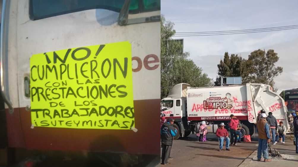 Trabajadores exigen el pago de sueldos atrasados y otras prestaciones. 