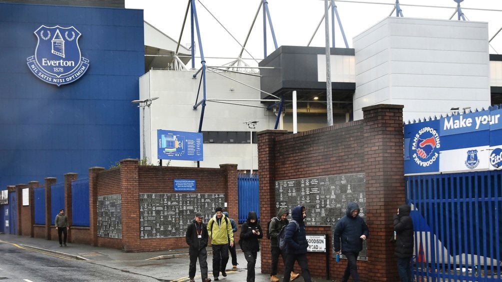 Goodison Park previo a partido