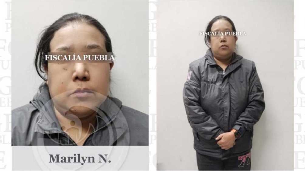 Marilyn 'N' fue detenida en Tlaxcala el pasado 21 de noviembre. 