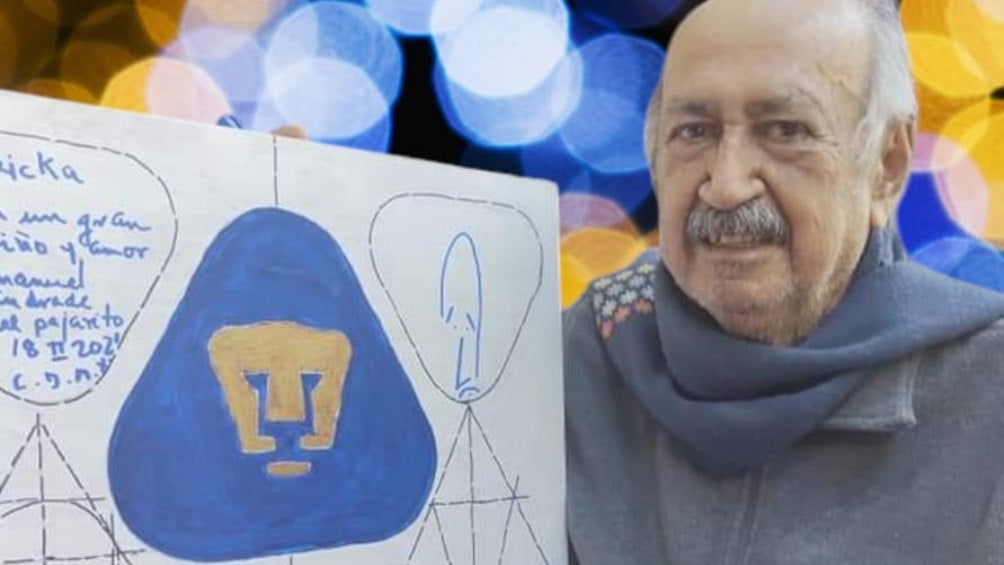 Pumas dedica emotiva despedida de Muere Manuel ‘Pajarito’ Andrade Rodríguez, creador del escudo 