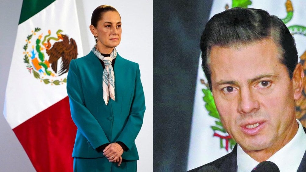 Claudia Sheinbaum mencionó a Peña Nieto en mañanera