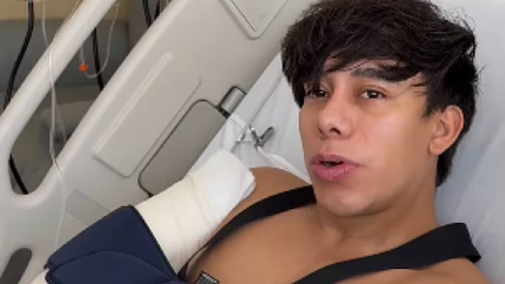 Hace unos días el influencer fue hospitalizado de emergencia. 