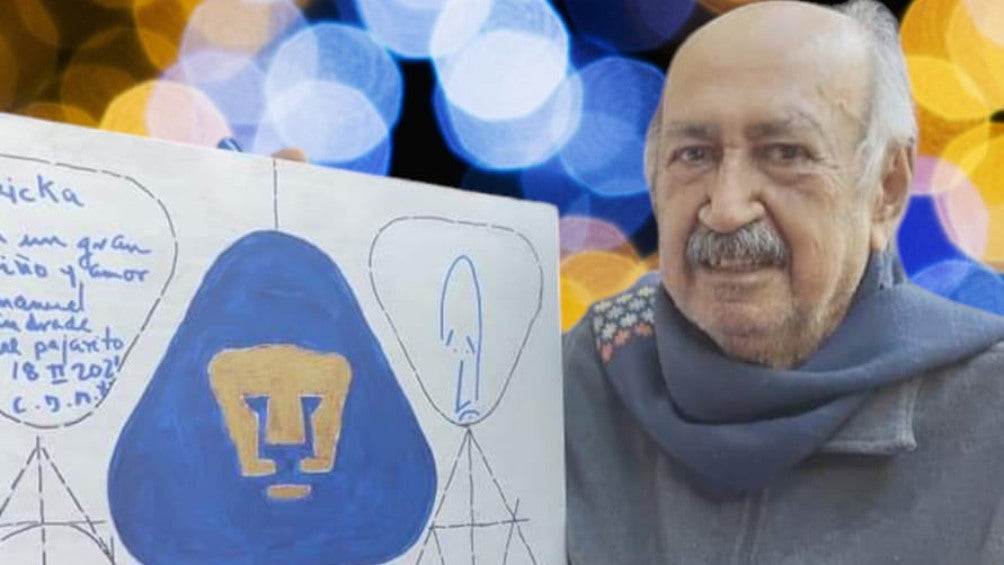 Muere Manuel ‘Pajarito’ Andrade Rodríguez, creador del escudo de Pumas