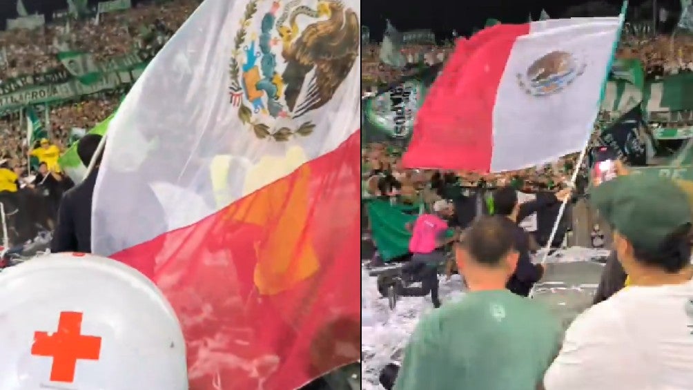 Efraín Juárez desata locura con bandera de México 