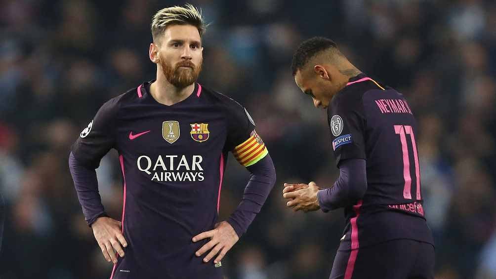 Padre de Neymar 'culpa' a Messi por su salida de Barcelona