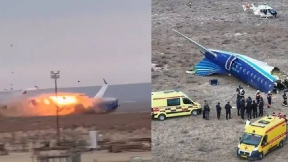 ¿Qué provocó el desplome del avión de Azerbaijan Airlines?