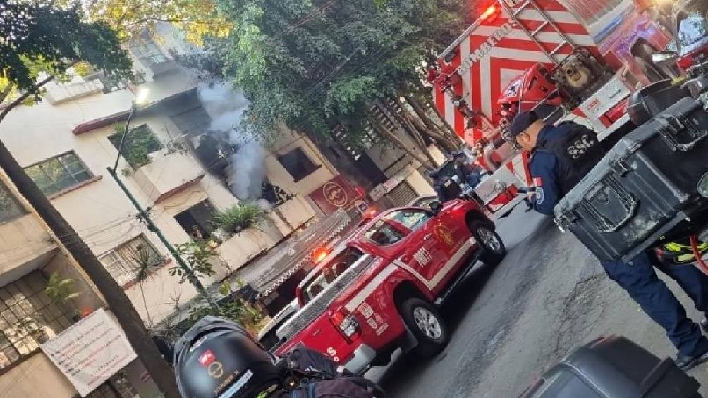 Incendio en departamento de la colonia Juárez deja un perrito muerto