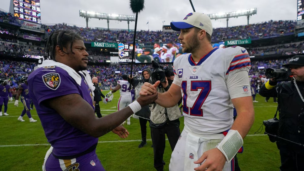 ¿Carrera de dos? Los números de Lamar Jackson y Josh Allen en su pelea por el MVP 2024