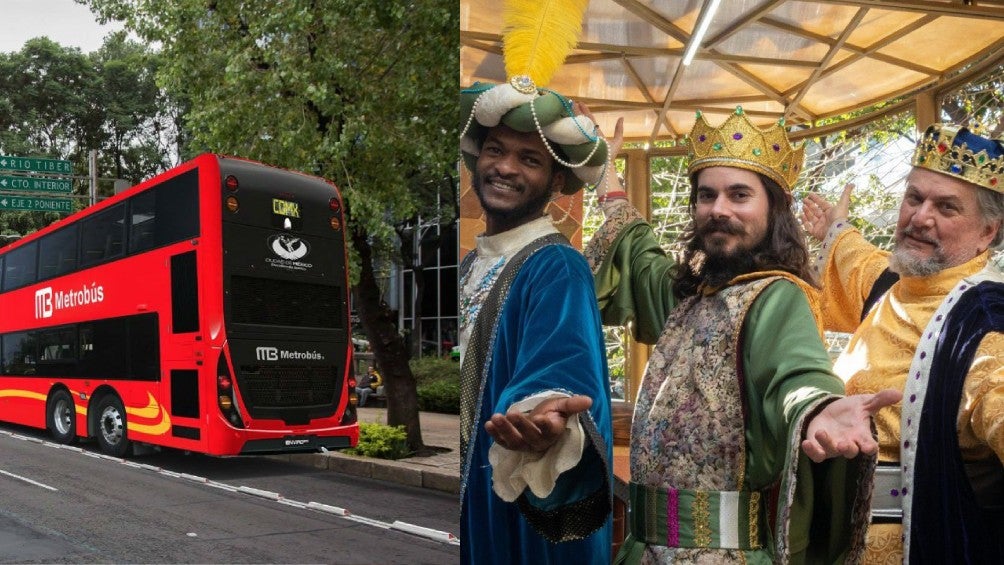 Reyes Magos viajarán en el transporte público de la CDMX