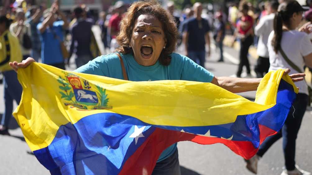 Miles marchan contra Nicolás Maduro, previo a que tome protesta, otra vez, como Presidente de Venezuela