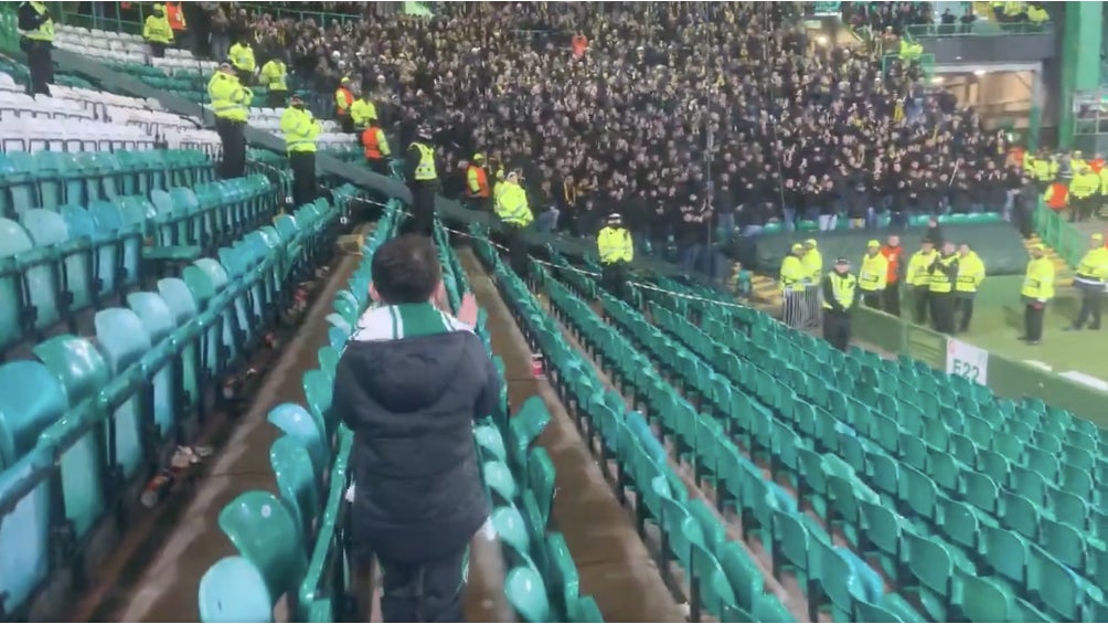 ¡Noches mágicas de Champions! Aficionados de Young Boys despidieron efusivamente a un niño