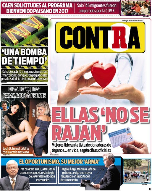 Portada 25 Febrero 2018