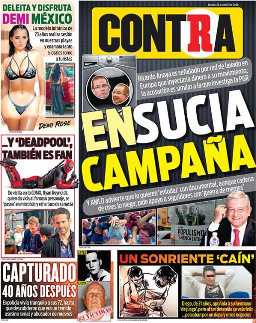 Portada 26 Abril 2018