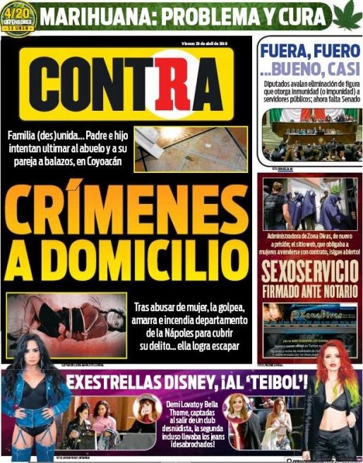 Portada 20 Abril 2018