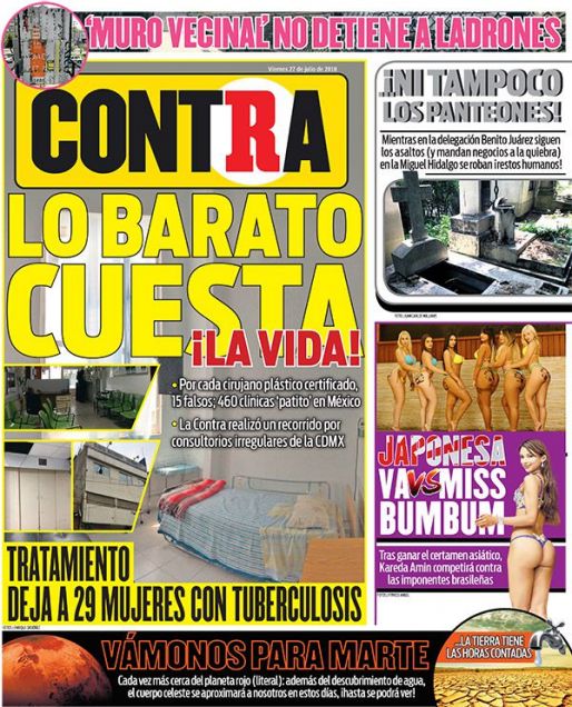 Portada 27 Julio 2018