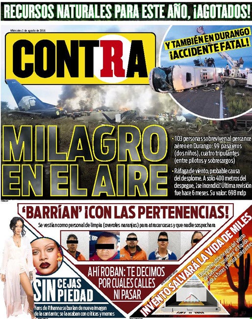 Portada 01 Agosto 2018