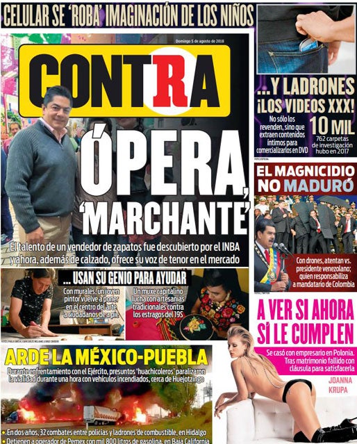 Portada 05 Agosto 2018