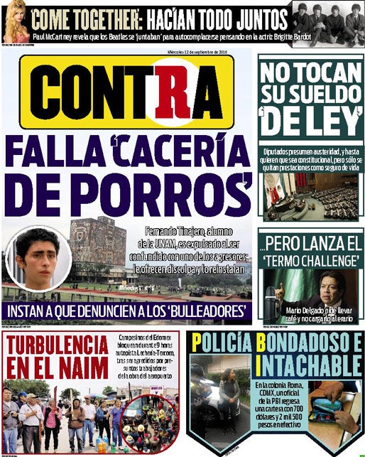 Portada 12 Septiembre 2018