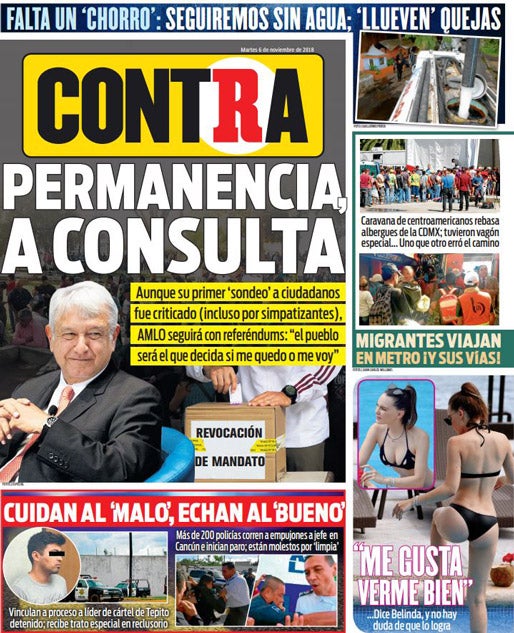 Portada 06 Noviembre 2018