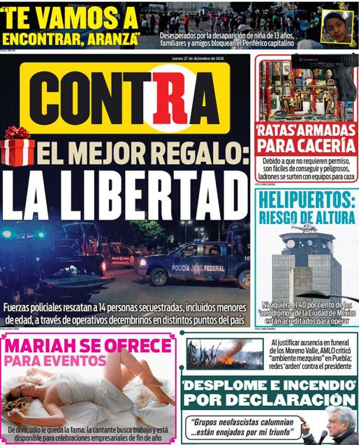 Portada 27 Diciembre 2018