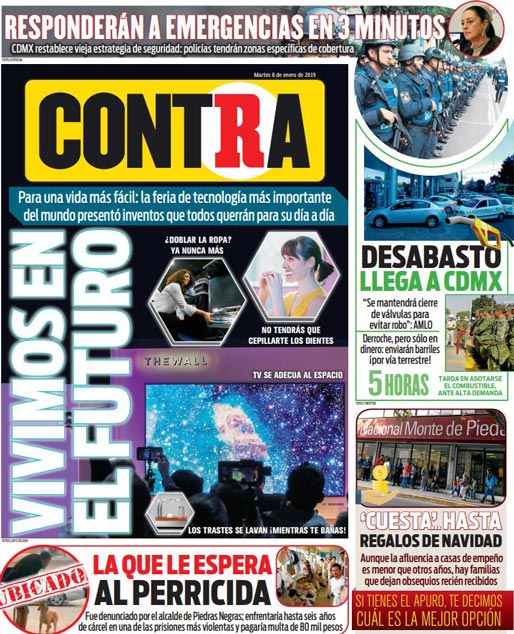 Portada 08 Enero 2019