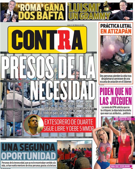 Portada 11 Febrero 2019