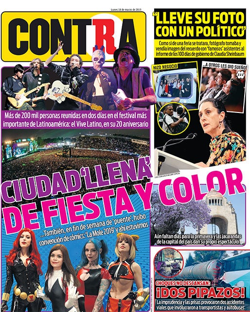 Portada 18 Marzo 2019