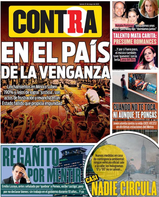 Portada 23 Mayo 2019