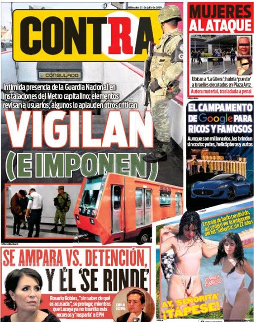 Portada 31 Julio 2019