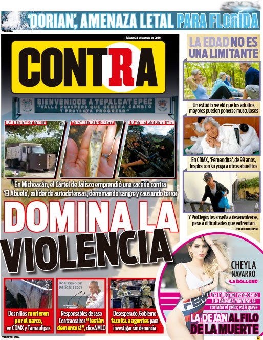 Portada 31 Agosto 2019