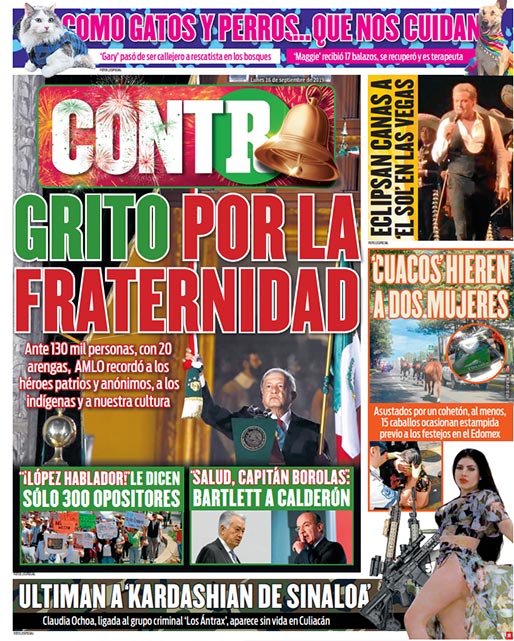 Portada 16 Septiembre 2019