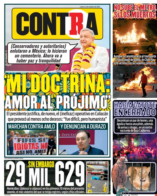 Portada 21 Octubre 2019