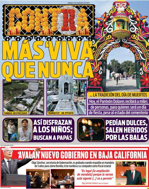 Portada 02 Noviembre 2019