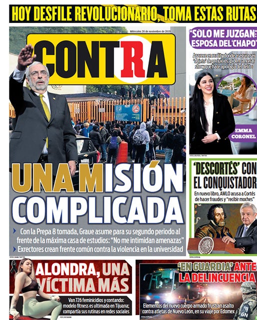 Portada 20 Noviembre 2019