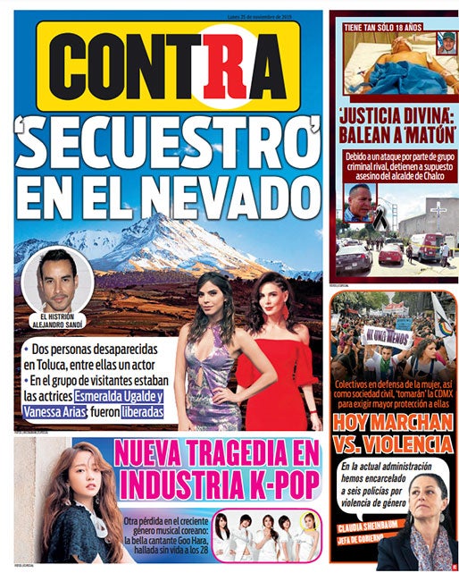 Portada 25 Noviembre 2019