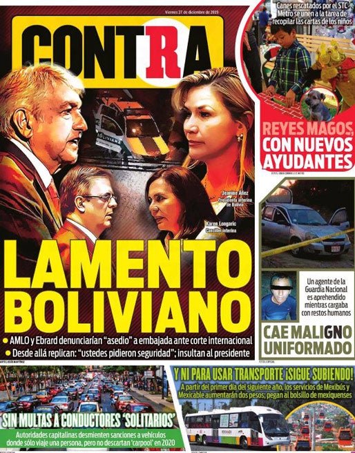 Portada 27 Diciembre 2019